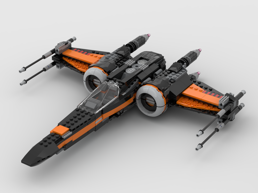 Lego 75102 Poe's XWing Fighter (Fixed)