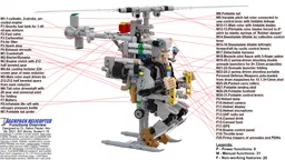 Foldable Armed Backpack Helicopter