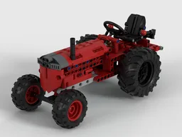 Antique Tractor with Trailer