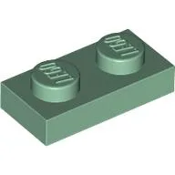 Plate 1 x 2 / Sand Green