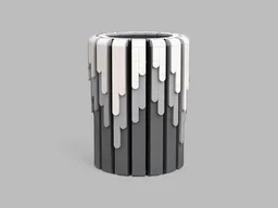 Drip Vase 1 - Grayscale