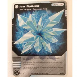 Trading Card, Ninjago Deck #1: 58 - Ice Spikes - North American Version / [No Color/Any Color]
