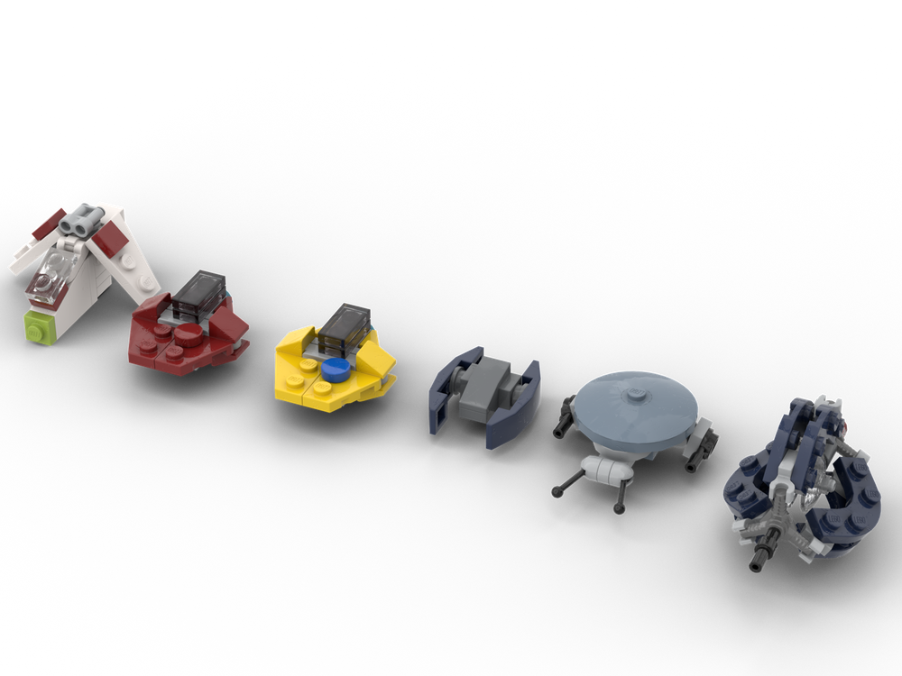 Lego Micro Battlefront II Space Ships (UCS 75367 Venator add on)