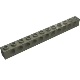 Technic Brick 1 x 12 [11 Pin Holes] / Dark Gray