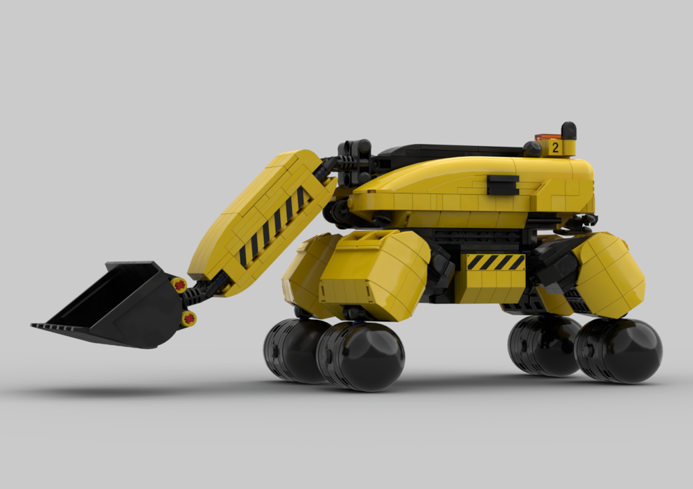 Lego Futuristic Construction Vehicle - Bucket