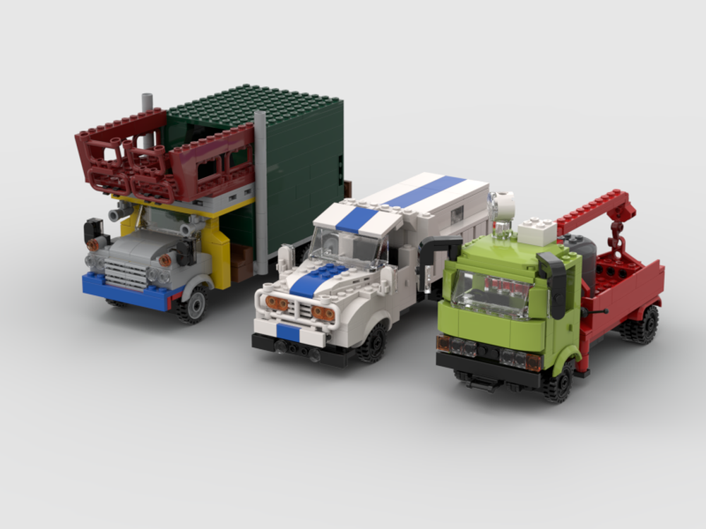 Lego Top Gear Burma Lorries 3 pack