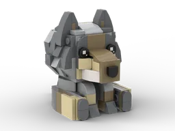 Grey Wolf Brickhead