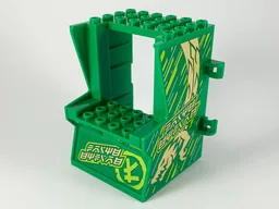 Minifigure, Utensil Arcade Game Cabinet Body with Dragon Game Pattern (Stickers) - Set 71716