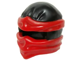 Wrap with Short Back Knot, Red Pattern