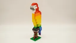 11021 Rainbow parrot