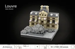 Mini 21024 Louvre