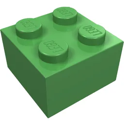 Brick 2 x 2 / Bright Green