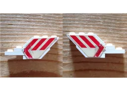 Stickered Assembly 6 x 1 x 2 with Red Martinair Logo Pattern on Both Sides (Stickers) - Set 1611-2