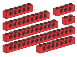 Beams (red)