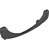 Lego Technic Panel Car Mudguard Arched 13 x 2 x 5, Arched Top / Black