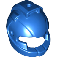 Lego Helmet Space with Air Intakes and Hole on Top / Blue