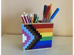 Progress Pride Flag Pen Pot