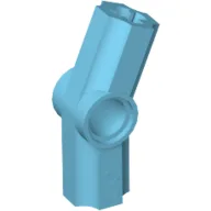 Technic Axle and Pin Connector Angled #3 - 157.5° / Medium Azure