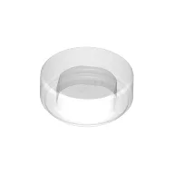 Tile Round 1 x 1 / Trans-Clear