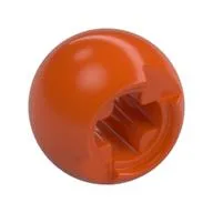 Technic Ball Joint with Through Axle Hole / Reddish Orange