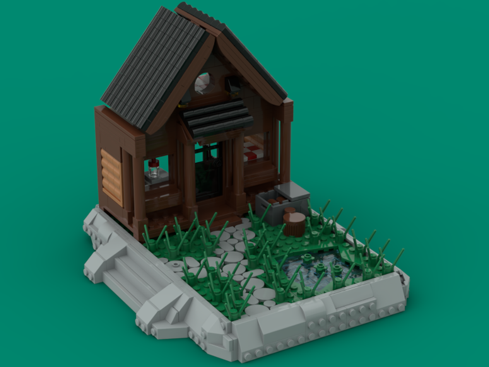 Lego European Log Cabin