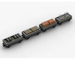 Construction Material Train Wagon