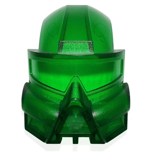 Lego Large Figure Mask Kaukau / Trans-Green