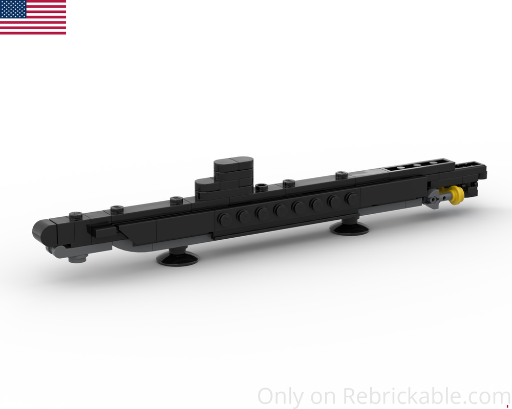 Lego Tench class Submarine (GUPPY II configuration)