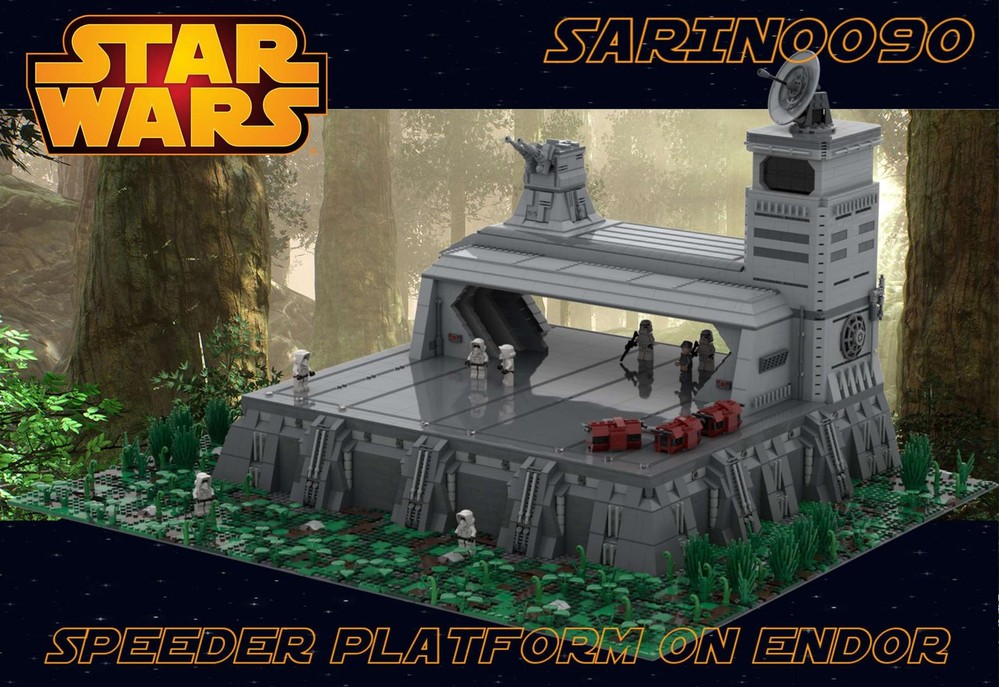 Lego SW - Speeder Platform on Endor