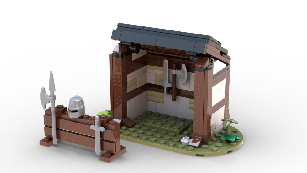 Lego Blacksmith Stall