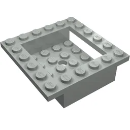 Cockpit 6 x 6 x 1 Cabin Base / Light Gray