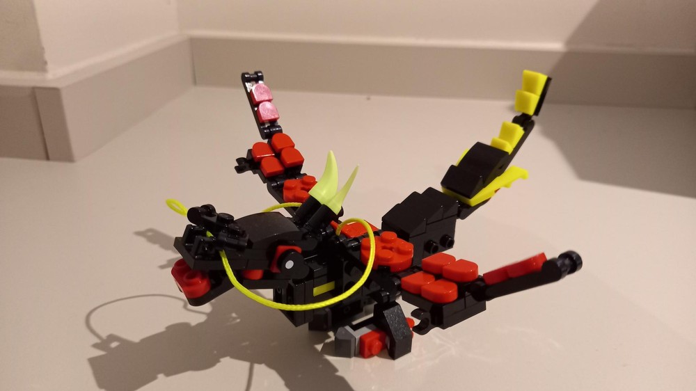 Lego 31159 Dragon V2 (w/ reins and saddle)