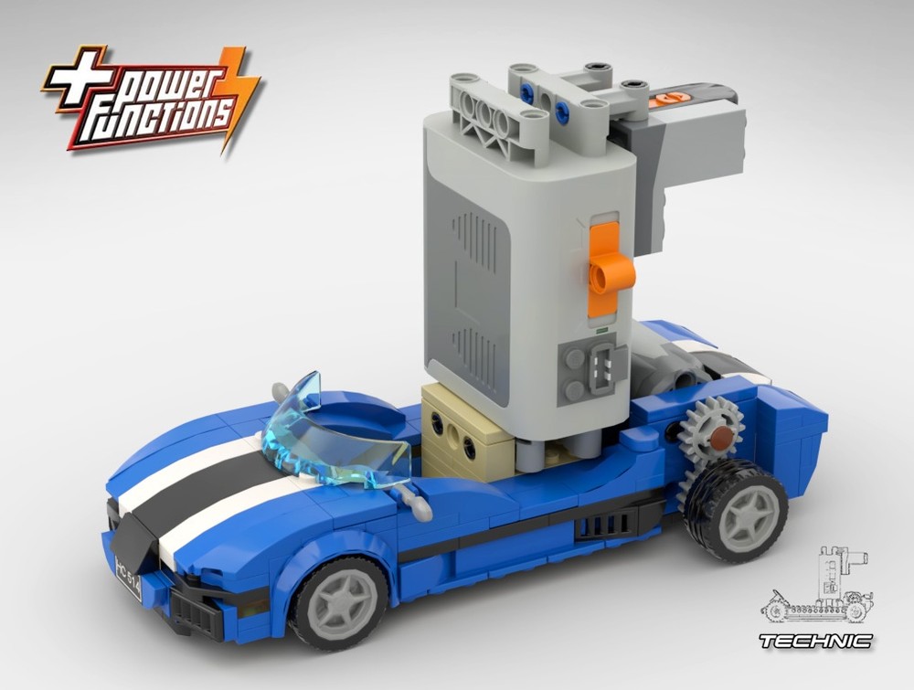Lego Simple RC Car - Blue Sport Car