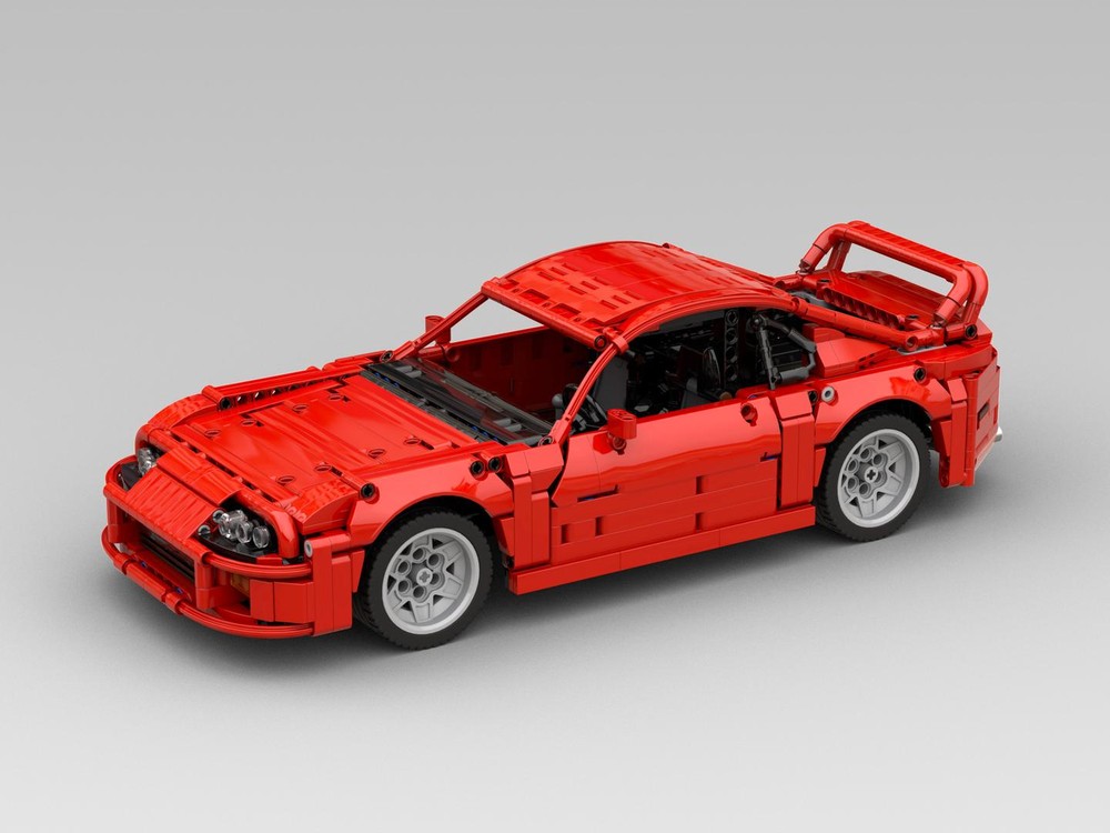 Lego Toyota Supra MK4 (1:12) Red [Manual]
