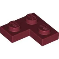 Plate 2 x 2 Corner / Dark Red
