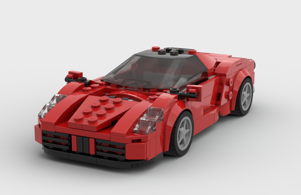 Lego Ferrari Enzo 8 wide