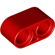 Technic Beam 1 x 2 Thick / Red