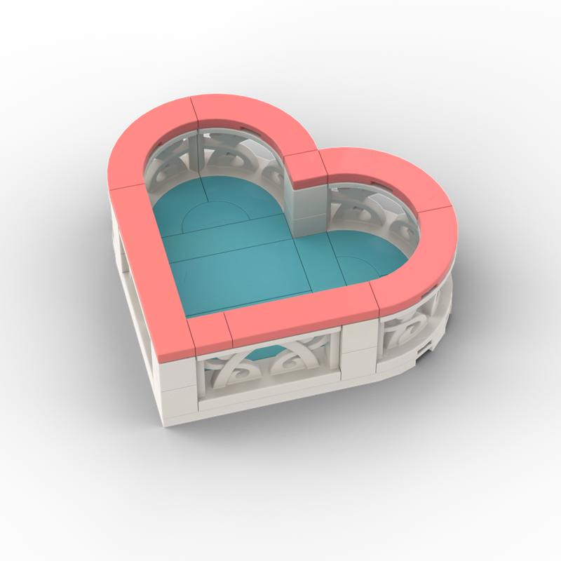 Lego Simple Heart Basket (Large)