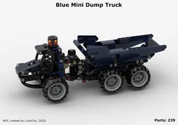 Blue Mini Dump truck