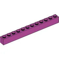 Brick 1 x 12 / Magenta