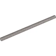 Hose, Ribbed 7mm D. 19L / 15.2cm / Flat Silver