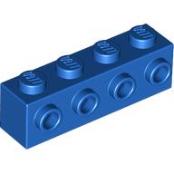 Lego Brick Special 1 x 4 with 4 Studs on One Side / Blue