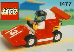 Red Race Car Number 3