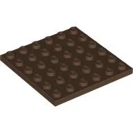 Plate 6 x 6 / Brown