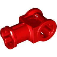Technic Axle Connector with Axle Hole [Reinforced] / Red