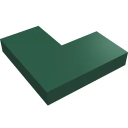 Tile 2 x 2 Corner / Dark Green