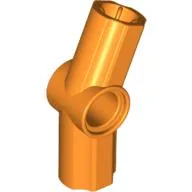Technic Axle and Pin Connector Angled #3 - 157.5° / Orange