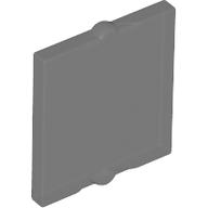 Lego Glass for Window 1 x 2 x 2 Flat / Trans-Black