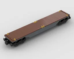 Wood and Steel Colour Flat Bed Carriage