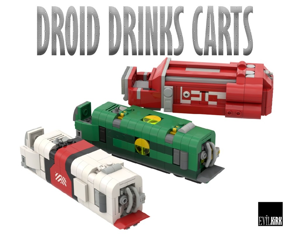 Lego DROID DRINKS CARTS